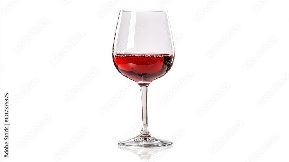 Red wine, bubbles, glass, white reflection. Red wine, bubbles, glass, white reflection.
