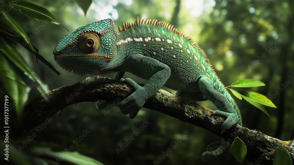 Chameleon on a Branch Chameleon on a Branch