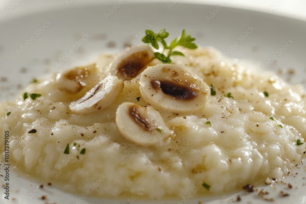 Mushroom Risotto with Parsley and Pepper Mushroom Risotto with Parsley and Pepper