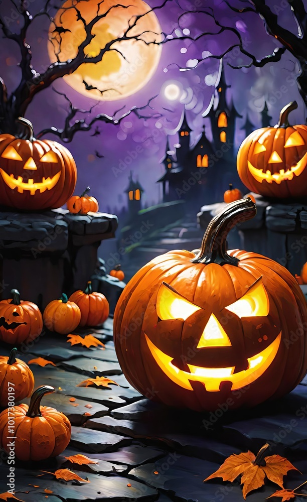 halloween background with pumpkins halloween background with pumpkins