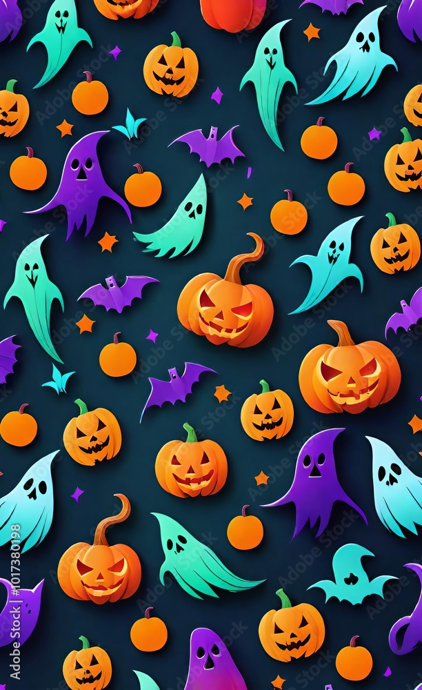 halloween background with pumpkins halloween background with pumpkins