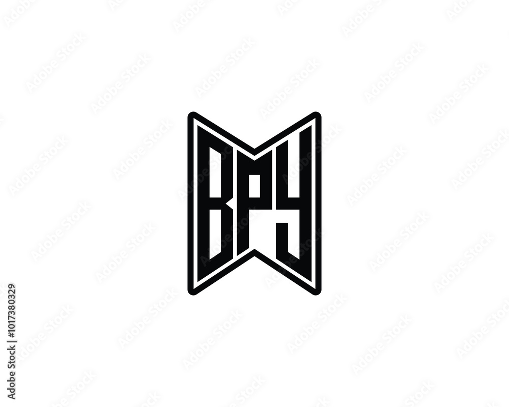 BPY logo design vector template. BPY BPY logo design vector template. BPY
