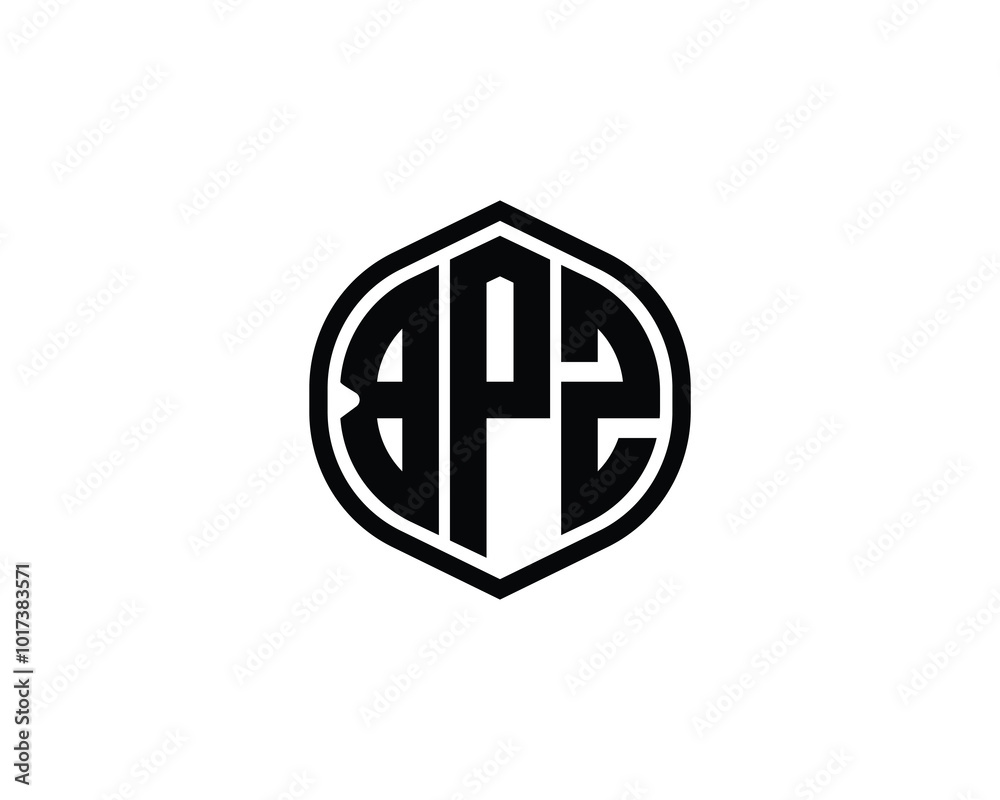 BPZ logo design vector template. BPZ BPZ logo design vector template. BPZ