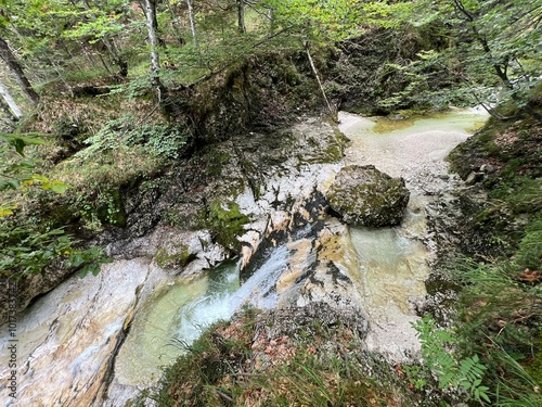 Zapotok Waterfalls or Zadnja Trenta Waterfalls, Bovec (Triglav National Park, Slovenia) - Zapotok-Wasserfälle (Triglav-Nationalpark, Slowenien) - Zapotoški slapovi (Triglavski narodni park, Slovenija) photo