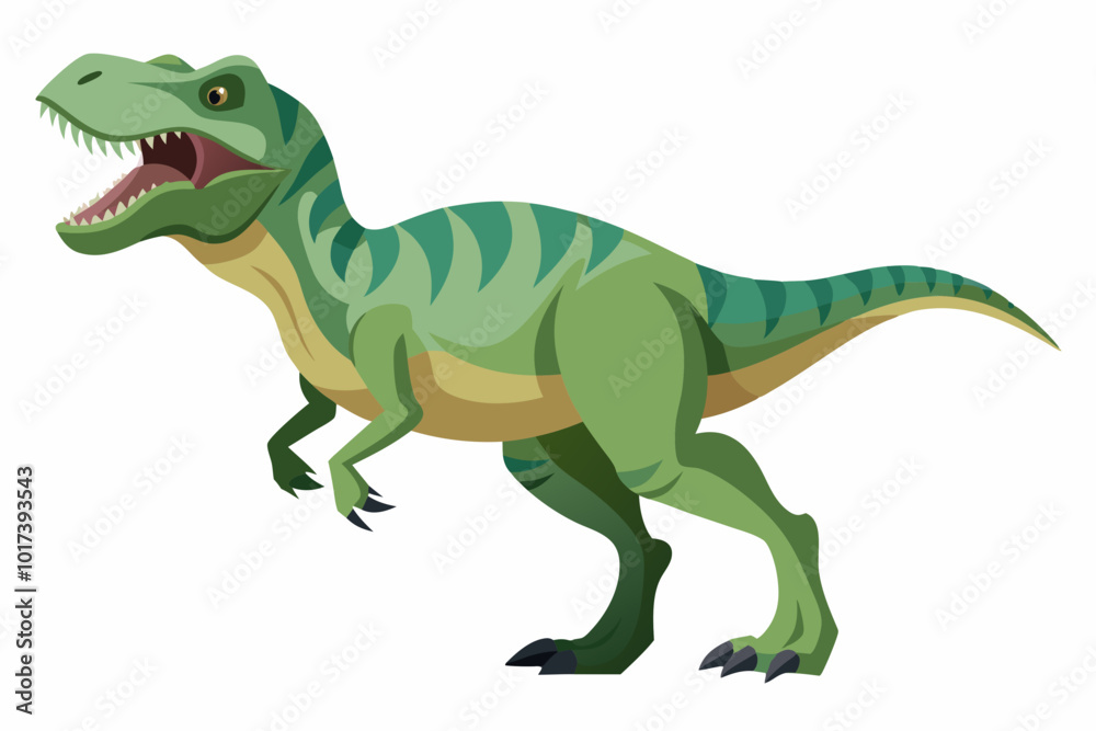 Cute Dinosaur vector art and illustration