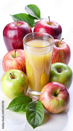 apple juice and apples