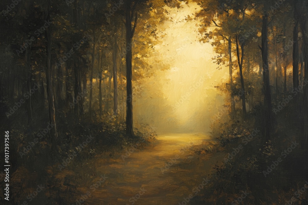 Naklejka premium Abstract oil painting illustration background created with Generative AI