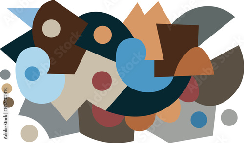 colorful abstract art for wall decoration