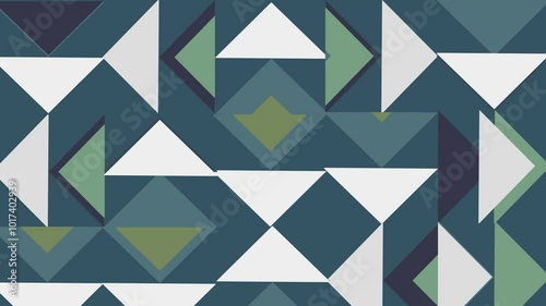 Abstract geometric motion banner background