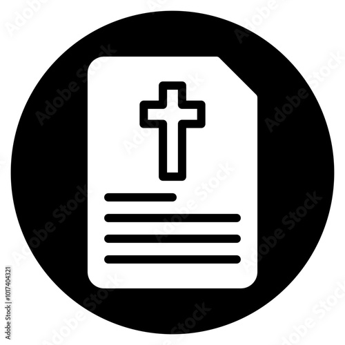 sermon glyph icon