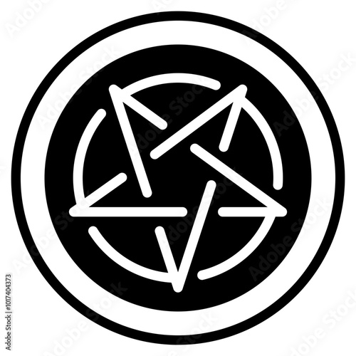 baphomet glyph icon