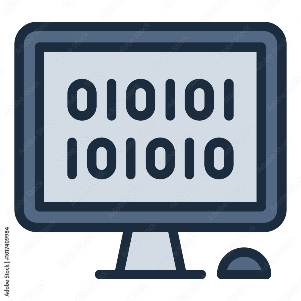 Binary icon for computing and data mining Binary icon for computing and data mining
