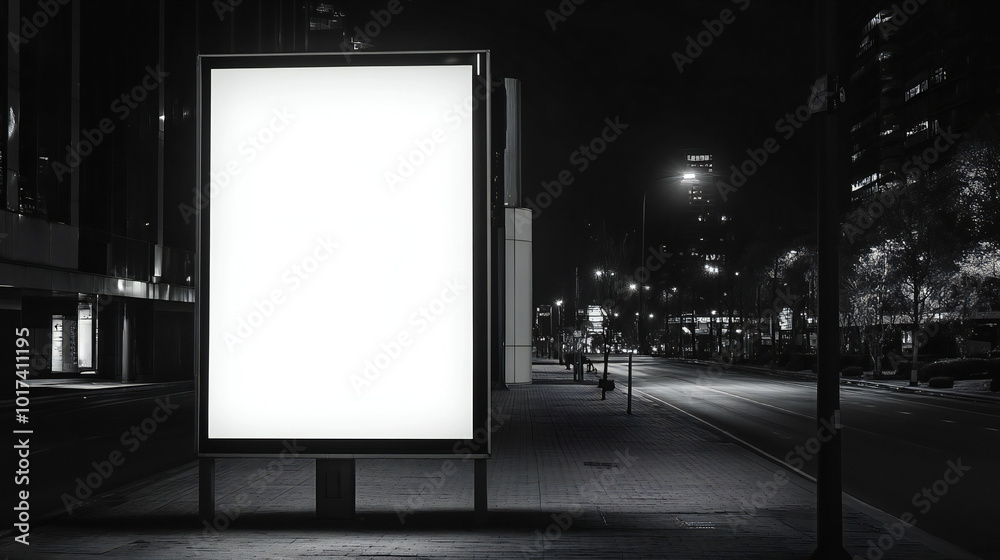 Blank street billboard poster Blank street billboard poster