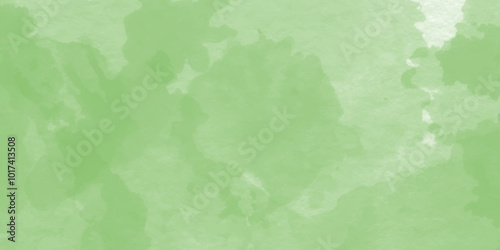 Set of abstract green watercolor water splash on a white background,cover, banner, flyer, cards. Hand drawn light green spring illustration for design.poster, design, cover, invitation. Vector illustr