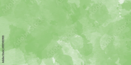 Set of abstract green watercolor water splash on a white background,cover, banner, flyer, cards. Hand drawn light green spring illustration for design.poster, design, cover, invitation. Vector illustr