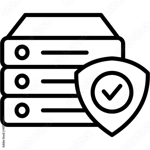 Server Security Icon photo