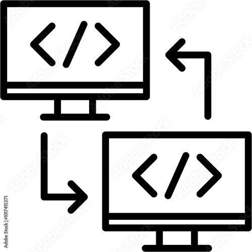 Code Refactoring Icon