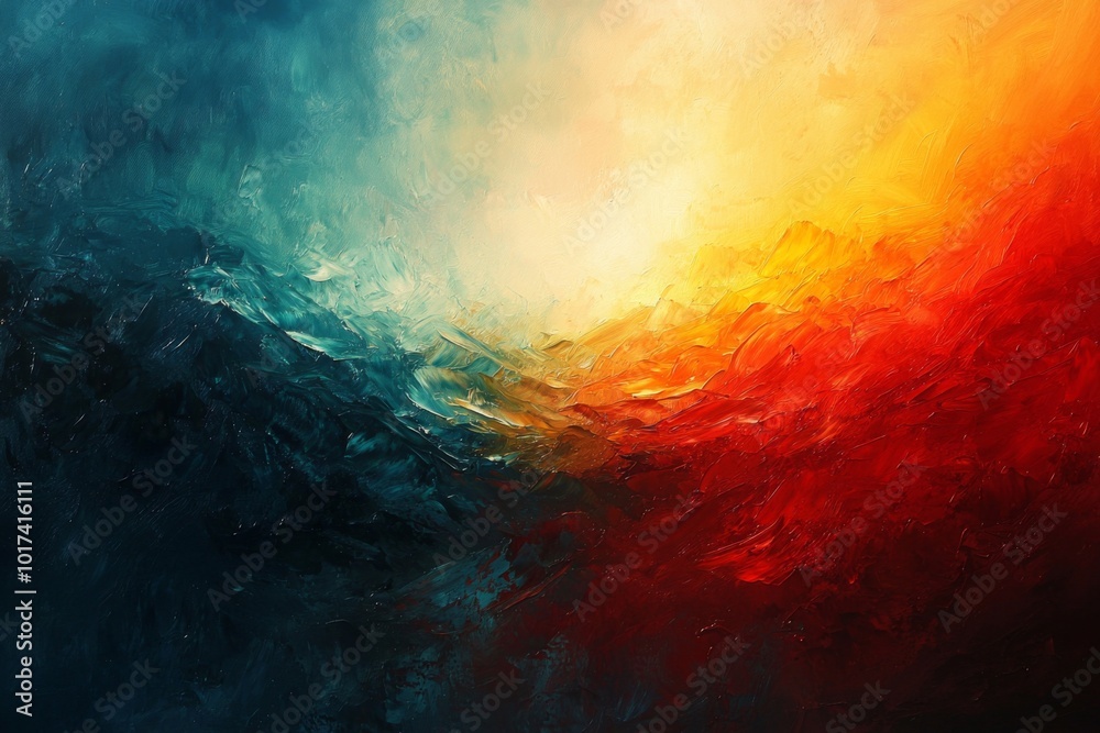 Fototapeta premium Abstract oil painting illustration background created with Generative AI
