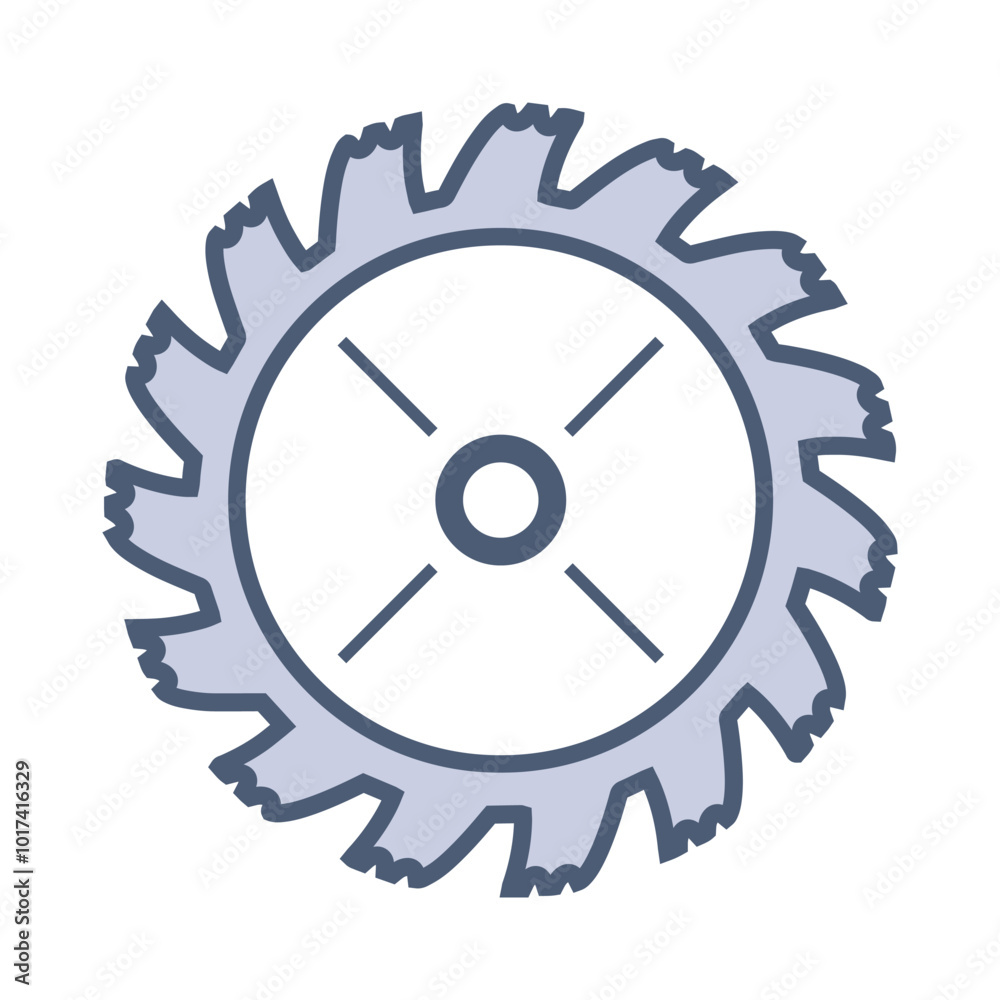 Saw blade icon graphic design illustration Saw blade icon graphic design illustration