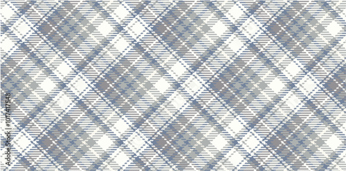 Vector checkered pattern. Tartan, textured seamless twill for flannel shirts, duvet covers, other autumn winter textile mills. Vector Format