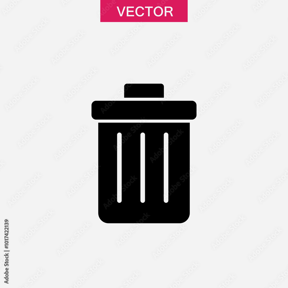 Bin icon, Trash sign, Bin, bucket trendy style illustration for web and app..eps Bin icon, Trash sign, Bin, bucket trendy style illustration for web and app..eps