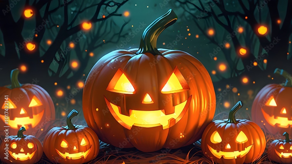 Fototapeta premium The Jack o' Lantern Diaries