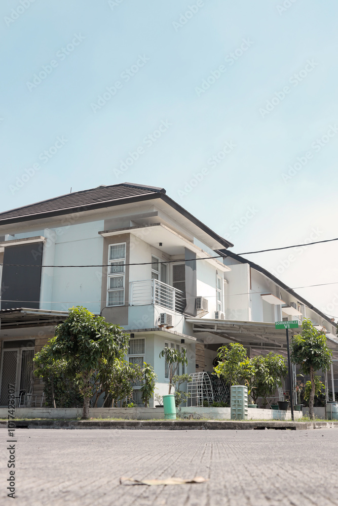 Modern Minimalist House Facade From Several Angle in the Summer With Blue Sky
Modern Minimalist House Facade From Several Angle in the Summer With Blue Sky