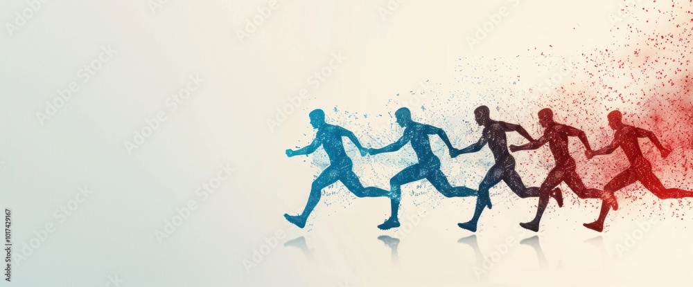 Dynamic Running Silhouette The Art of Motion and Energy in Action Dynamic Running Silhouette The Art of Motion and Energy in Action