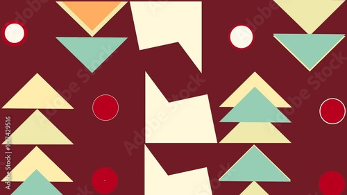 Abstract geometric motion banner background