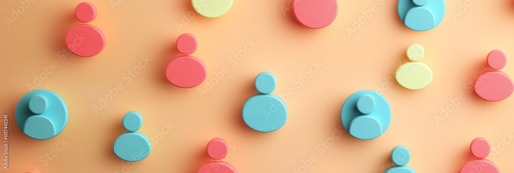 Customer Retention Strategy: A Simple Visual Guide - Illustrating the concept of customer retention with colorful icons, representing different stages and approaches. Customer Retention Strategy: A Simple Visual Guide - Illustrating the concept of customer retention with colorful icons, representing different stages and approaches.