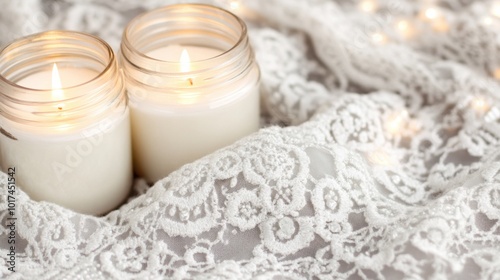 Calm Meditation Space with Soft Fabrics and Candles