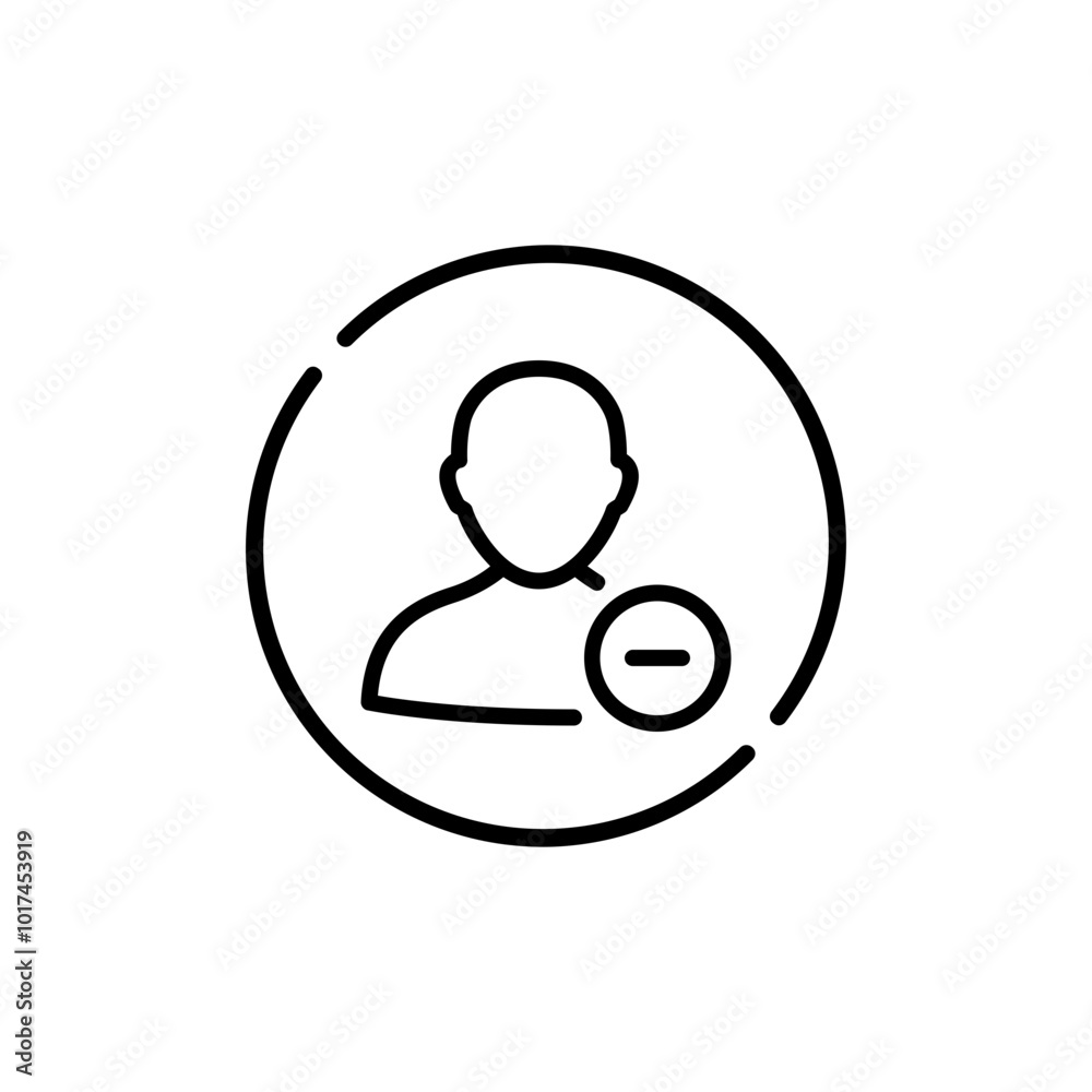 Minimalist Line Icon, User Profiles and Avatars Minimalist Line Icon, User Profiles and Avatars