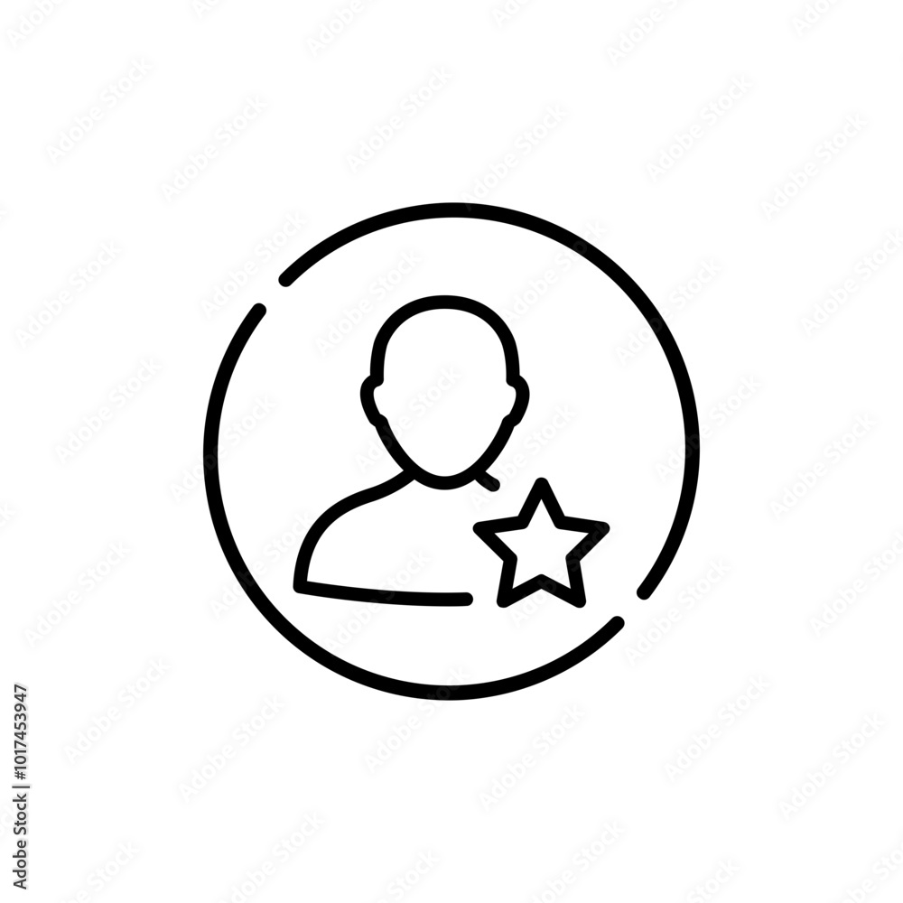 Minimalist Line Icon, User Profiles and Avatars Minimalist Line Icon, User Profiles and Avatars