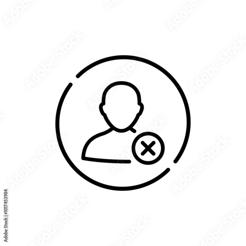 Minimalist Line Icon, User Profiles and Avatars