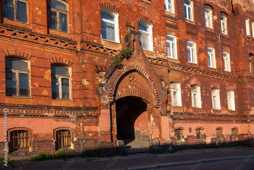 Building of the former Lobenicht hospital in Kaliningrad. Russia