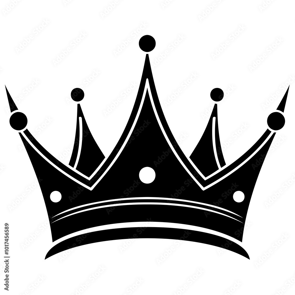 minimalist fashion item crown silhouette minimalist fashion item crown silhouette
