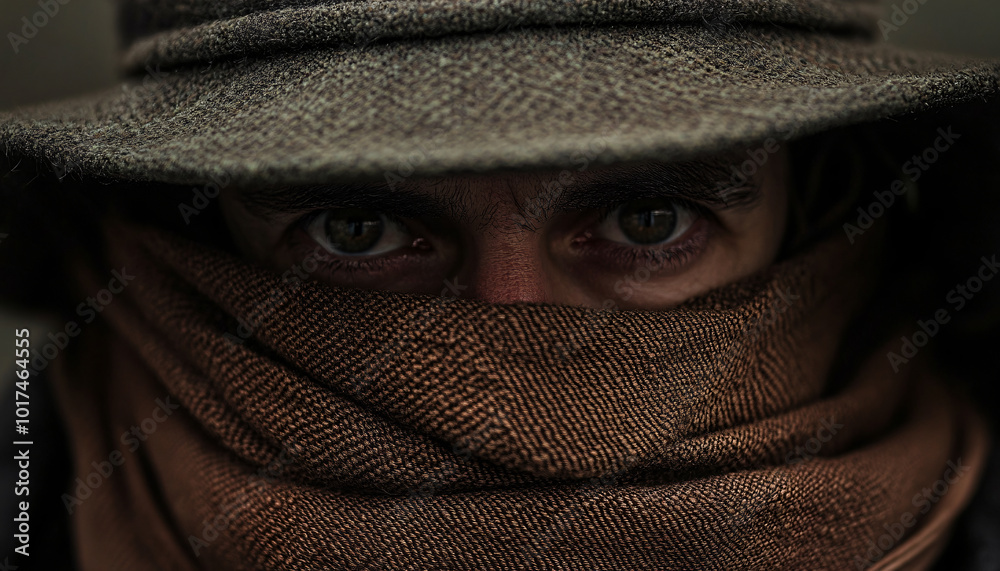 Photographing people partially obscured by hats, scarves, or objects Photographing people partially obscured by hats, scarves, or objects