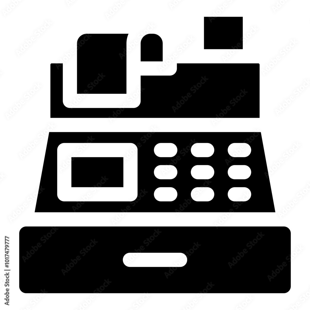 Cash Register Icon Element For Design Cash Register Icon Element For Design