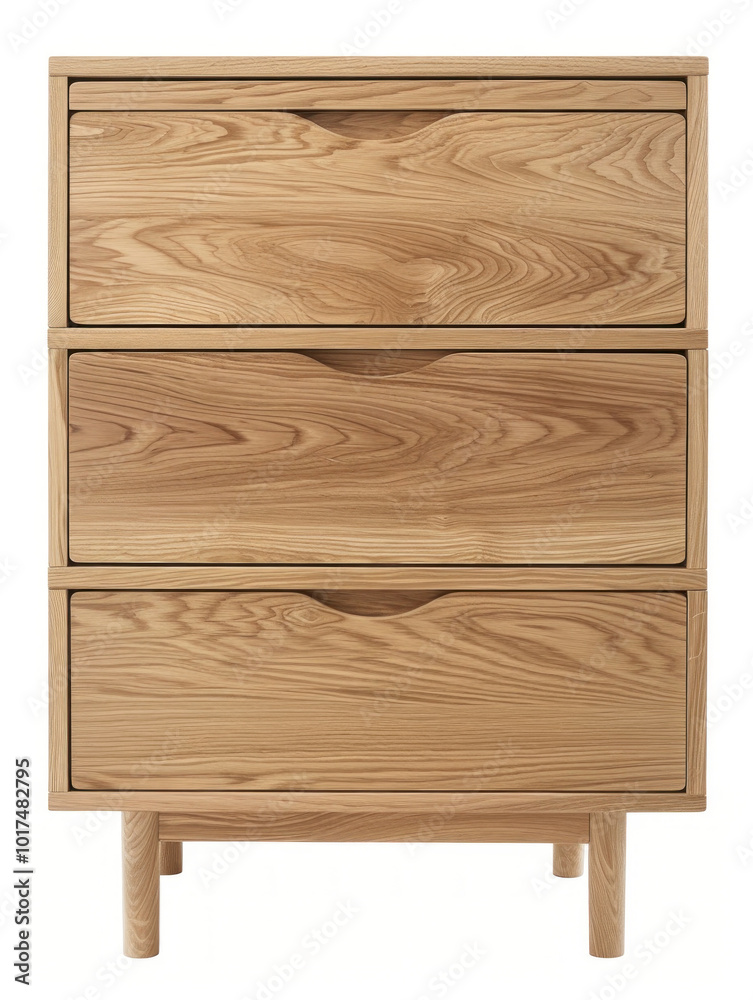 Wooden chest with two drawers on a sideboard. Wooden chest with two drawers on a sideboard.