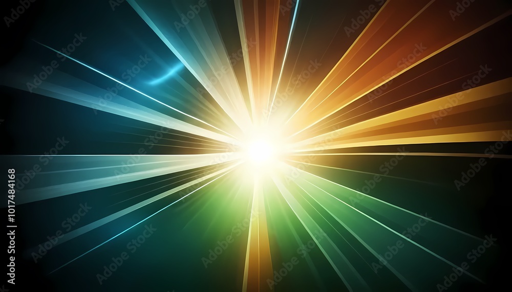 Obraz premium abstract background with rays
