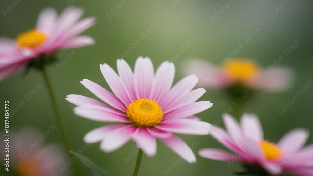 closeup of a pink flower closeup of a pink flower