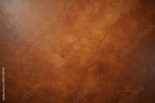 there is a brown leather wall with a brown and white pattern