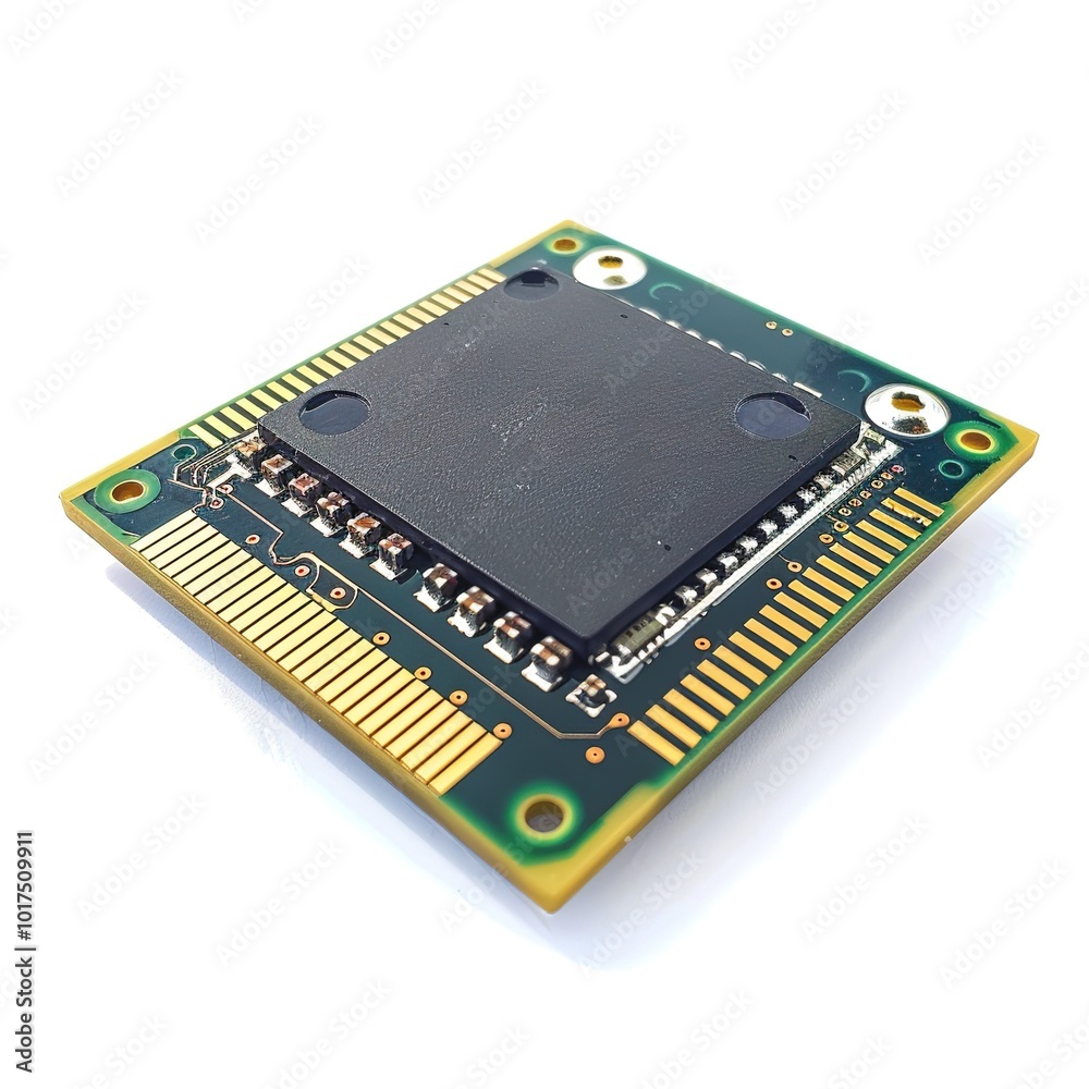 microchip, video chip for laptop isolated on white microchip, video chip for laptop isolated on white