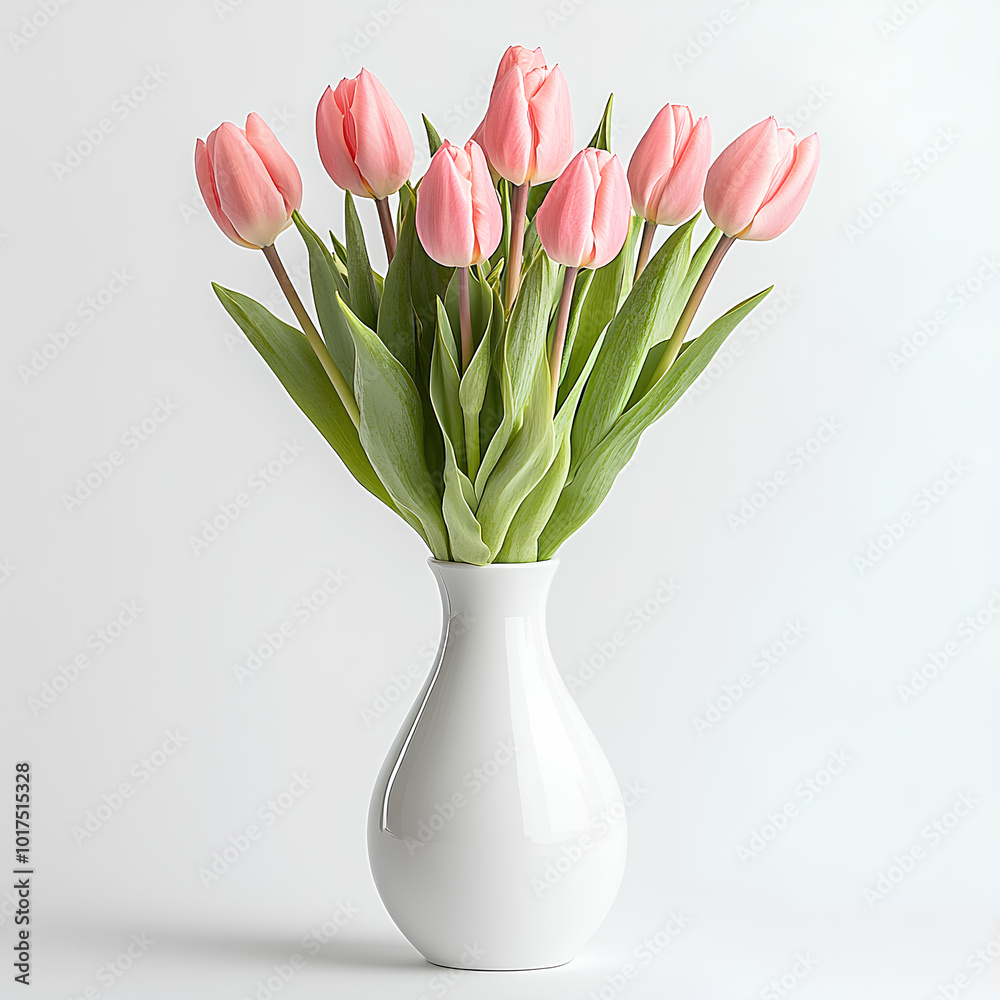 pink tulips in vase pink tulips in vase