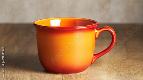 Le creuset Mug Stoneware Orange large deep cup photo