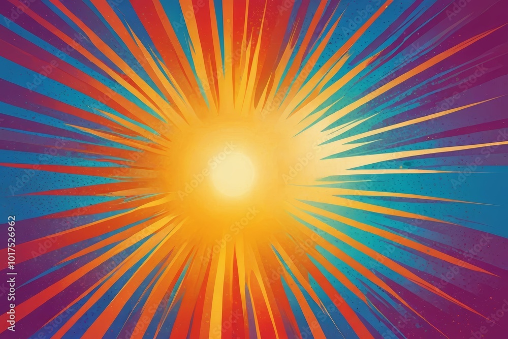 a close up of a bright sun with a blue background a close up of a bright sun with a blue background