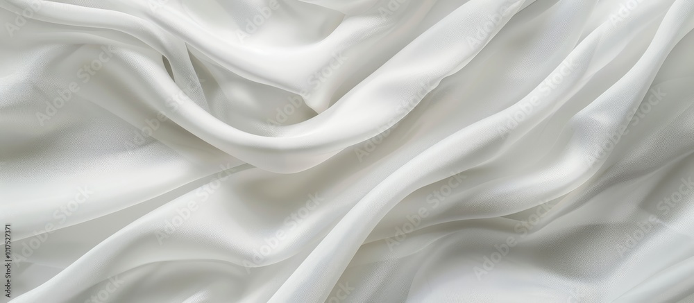 Obraz premium White Fabric Background Image
