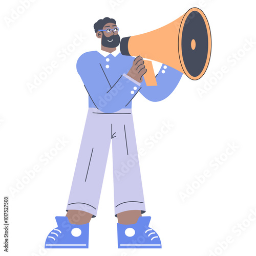Businessman. Flat Vector Illustration
