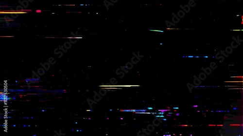 Digital glitch effect, background. 4K