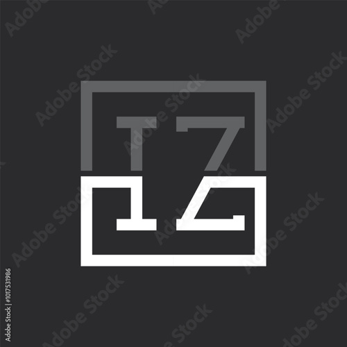 Creative Modern Minimalist IZ Letter Logo Design. Letter IZ Logo Monogram for any Business